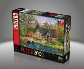 KS PUZZLE 2000 PARCA THE STONEY BRIDGE COTTAGE thumbnail 1