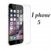IPHONE ( 5 - 5s - 5SE ) KIRILMAZ CAM EKRAN KORUYUCU thumbnail 1