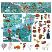 Headu Puzzle + Stickers Fantastic World MU24933 thumbnail 1