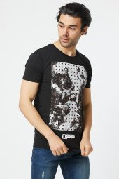 Trair Off White Tasli Baskılı T-Shirt thumbnail 1