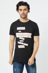 Trair Duz Baskılı T-Shirt thumbnail 2