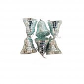 YILBAŞI SÜSÜ AYNALI ÇAN 5CM X 7CM 6LI thumbnail 2