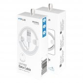 FitPlus Bianca FP-104 Lightning Data/Şarj Kablosu Beyaz 1mt - Beyaz thumbnail 4