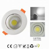 5 W COB LED SPOT  6500K BEYAZ KASA thumbnail 2