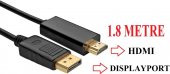 DISPLAY PORT TO HDMI KABLO 1.8MT GAB-DPHD01 thumbnail 1