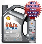 SHELL HELİX ULTRA ECT C3 5W30-4 LİTRE SHELL ENGİNE FLUSH HEDİYELİ thumbnail 1