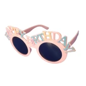 Happy Birthday Gözlük Pembe thumbnail 2