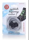 Magic Locks Beyaz Kilitli Elastik Akıllı Bağcık thumbnail 1