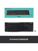 LOGİTECH K270 KABLOSUZ TÜRKÇE KLAVYE - SİYAH thumbnail 7