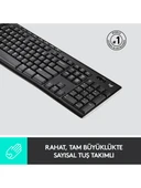 LOGİTECH K270 KABLOSUZ TÜRKÇE KLAVYE - SİYAH thumbnail 2