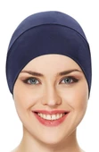 Adasea Düz Lacivert Tesettür Mayo Bonesi thumbnail 2