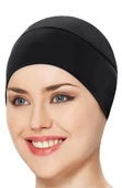 Adasea Düz   Siyah Tesettür Mayo Bonesi thumbnail 2