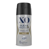 XO Deodorant 150ML Men-Erkek Clear & Protect (3 Lü Set) thumbnail 2