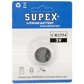 Supex CR2354 3 Volt Lityum Pil Tekli thumbnail 2