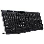 Logitech K270 Kablosuz USB Q TR Multimedya Siyah Klavye thumbnail 2