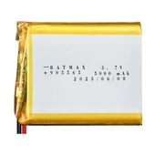 Powermaster 905565 3.7V 5000Mah Lityum Polimer Pil thumbnail 4