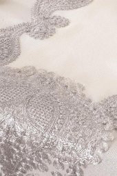 Verna Masa Örtüsü 160x260 Cm 26 Parça Krem Silver thumbnail 8