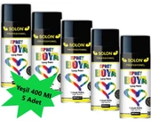 5 Adet Sprey Boya Çimen Yeşil, 400 Ml thumbnail 1