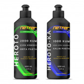 Netfer 2'li Orta Kalın Pasta Set - 2x500 mL thumbnail 1