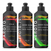 Netfer 3'lü İnce Orta Pasta Cila Set - 3x500 mL thumbnail 1