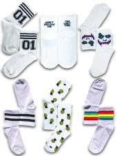 HI-SOCKS DESENLİ RENKLİ 6'LI ÇORAP SETİ thumbnail 1