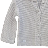 Andywawa Ac24333 Basic Bebe Ceket Grey Melange thumbnail 3