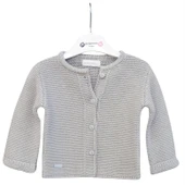 Andywawa Ac24333 Basic Bebe Ceket Grey Melange thumbnail 1
