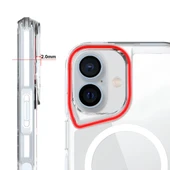 iPhone 16 Plus 6.7'' Tmax Şeffaf Magsafe Kılıf thumbnail 3