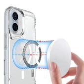 iPhone 16 Plus 6.7'' Tmax Şeffaf Magsafe Kılıf thumbnail 2
