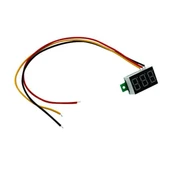 0.28" DC 0-100v Mini Dijital Voltmetre - 3 Kablolu thumbnail 2