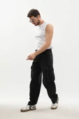 Erkek Kargo Cepli Jean Pantolon thumbnail 4