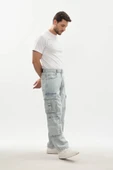 Erkek Kargo Cepli Jean Pantolon thumbnail 3