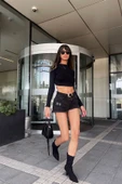 Feles Kadeh Topuk Kadın Çorap Bot thumbnail 6