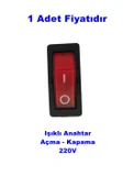 ENDER Tekli Işıklı Anahtar Soba Anahtarı thumbnail 1