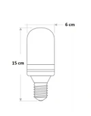 CATA E-27 5w Alev Efektli Led Ampul (Amber) thumbnail 3
