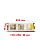 CATA 12V 17A ŞERİT LED ADAPTÖRÜ 17 A POWER 200W thumbnail 2