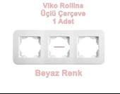 VİKO ROLLİNA BEYAZ ÜÇLÜ ÇERÇEVE thumbnail 1