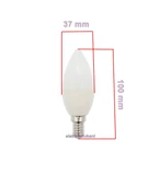 VİTO 6,5W LED AMPUL BEYAZ E-14 6400K thumbnail 3