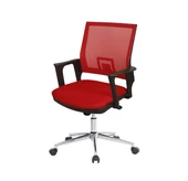 Uzay Ofis Ada Çalışma Koltuğu - Kırmızı thumbnail 1