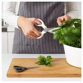 IKEA MARKBART MUTFAK MAKASI GRİ BEYAZ 2 PARÇA thumbnail 2