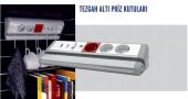 Avf 8 Modül Tezgah Altı Priz Kutusu BOŞ thumbnail 2