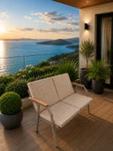 VİENTO 2-2 BAHÇE BALKON MOBİLYASI,SEHPALI, thumbnail 2