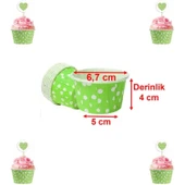 PET KAPSÜL (50X39) PUANTİYELİ YEŞİL 25'Lİ thumbnail 2