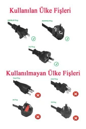 Amerikan - Türk Priz Çevirici Adaptör thumbnail 2