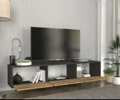 Maggie Tv Stand Antrasit - Atlantik Çam thumbnail 3