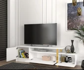 Aramis Tv Sehpası Beyaz - Gold thumbnail 3