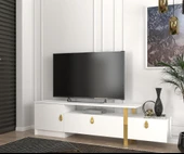 Aramis Tv Sehpası Beyaz - Gold thumbnail 2