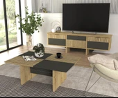 Poleth Tv Stand Safir - Antrasit - Bona thumbnail 5