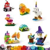 LEGO-11013 Classic Yaratıcı Şeffaf Yapım Parçaları thumbnail 5