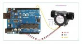 YF-S201 Su Akış Sensörü ve Hidrolik Basınç Sensörü Water Flow Sensor thumbnail 7